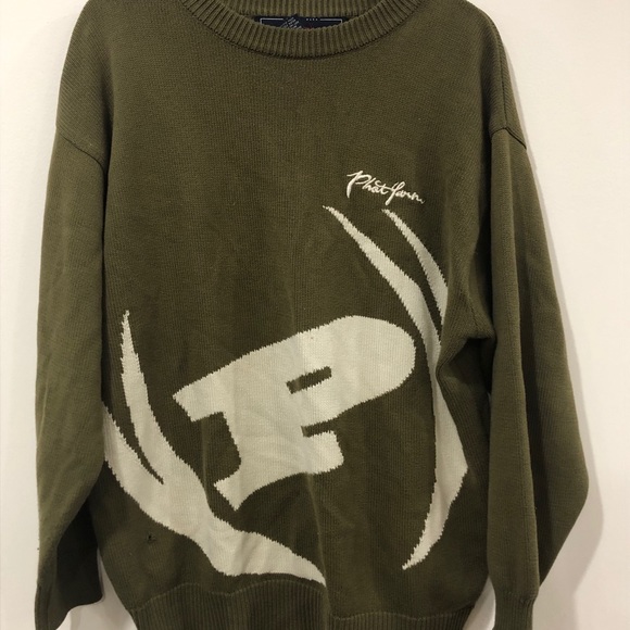 Oversized & Indie Green Sweater - Picture 2 of 4